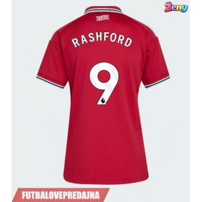 Lacne Ženy Futbalové dres Manchester United Marcus Rashford #9 2026-27 Krátky Rukáv - Domáci